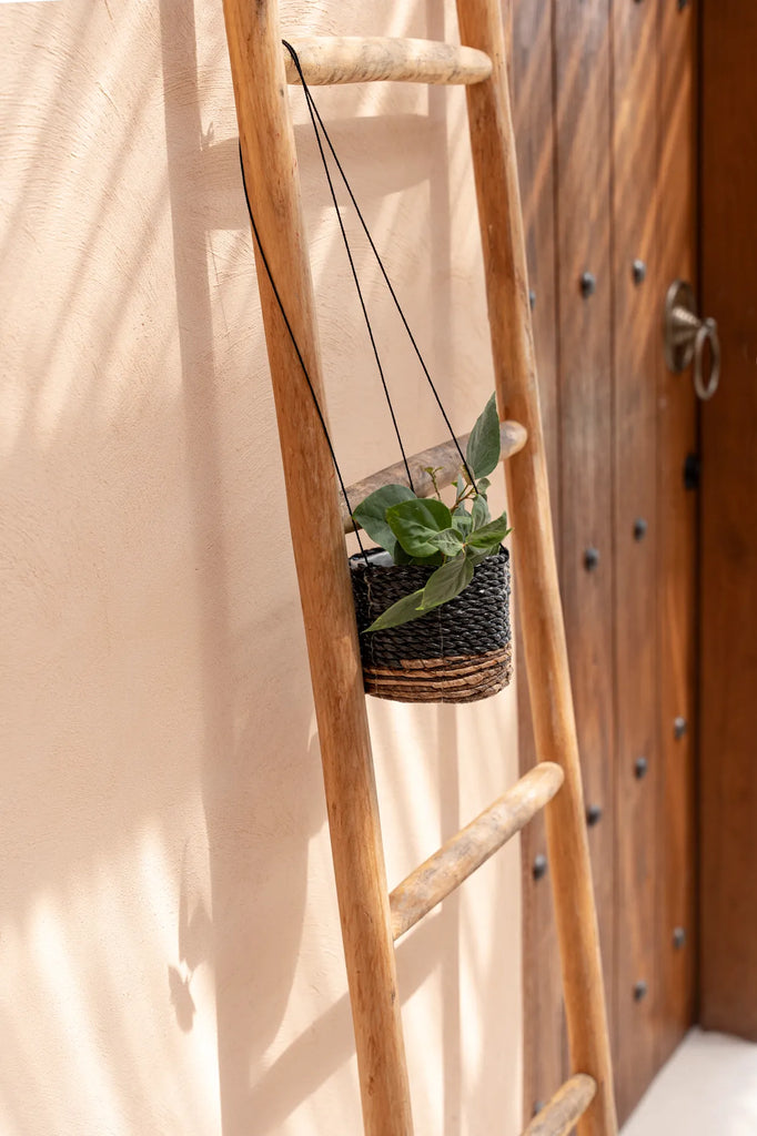 The Banana Leaf Plant Hanger - Natural Black