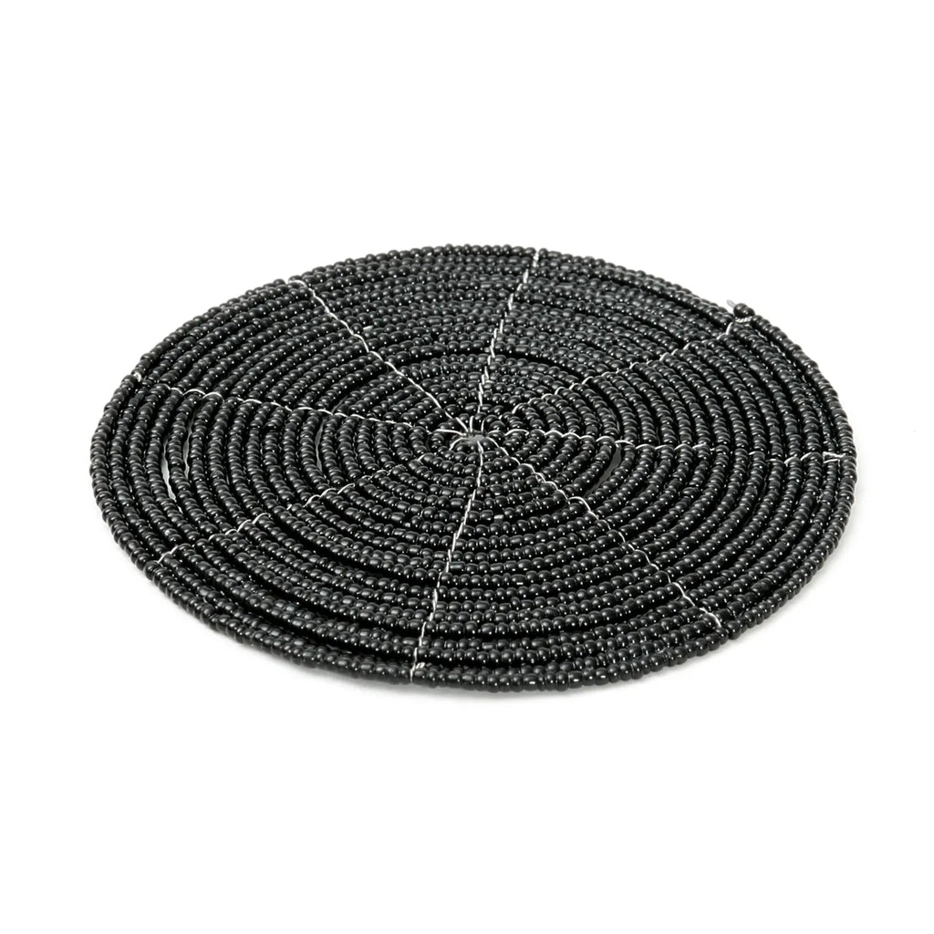 The Beaded Coaster - Black