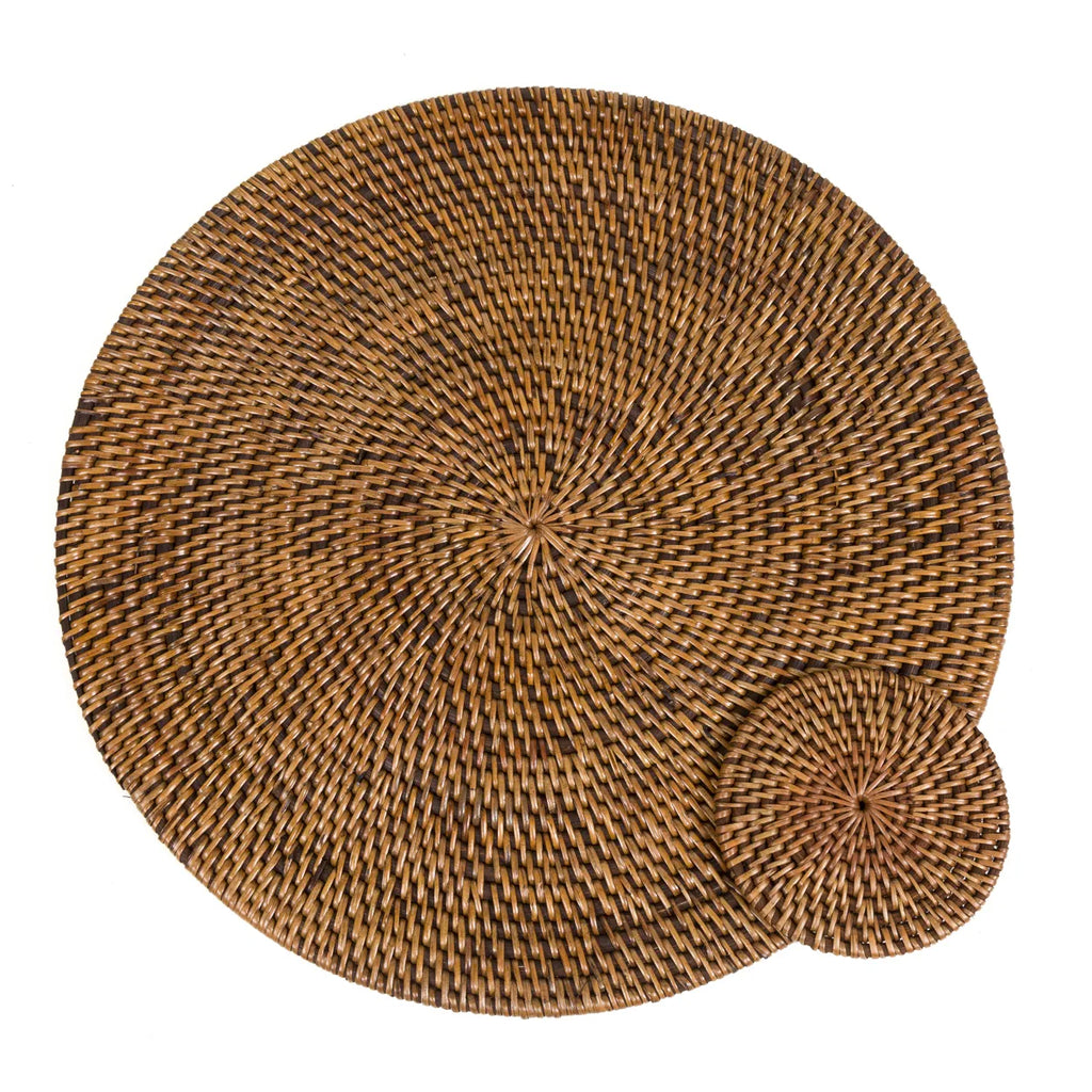 The Colonial Placemat - Natural Brown