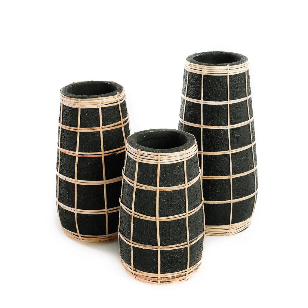 Vaso Cutie - Preto Natural - M