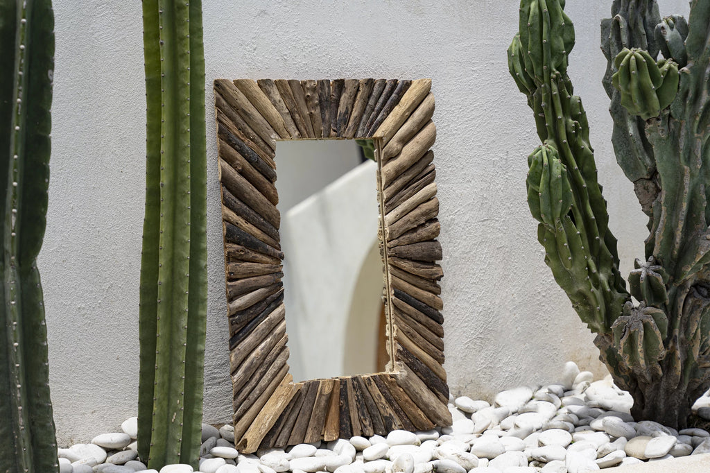 The Driftwood Framed Mirror - M