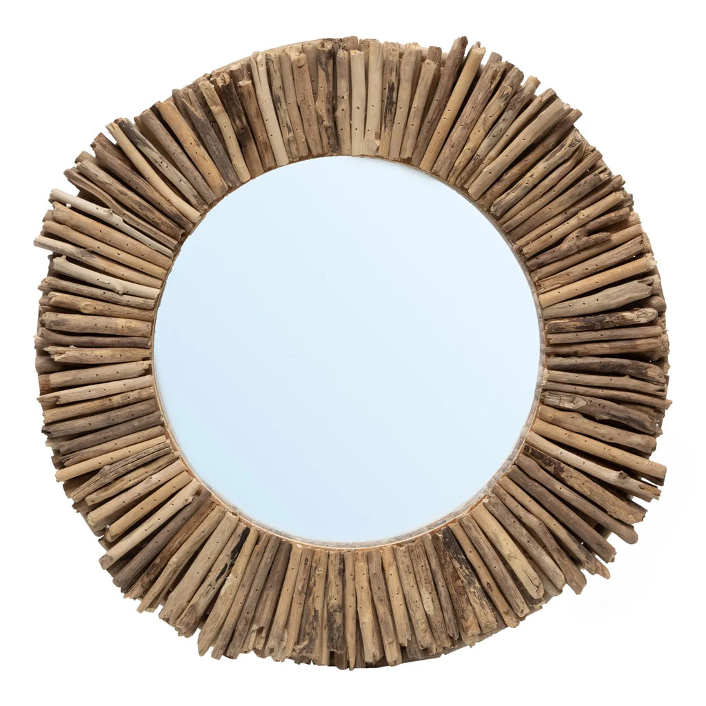 The Driftwood Halo Mirror - M - Ø36