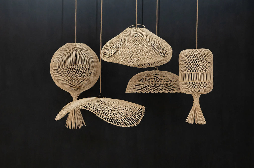 The Dumpling Floor and Pendant Lamp - L