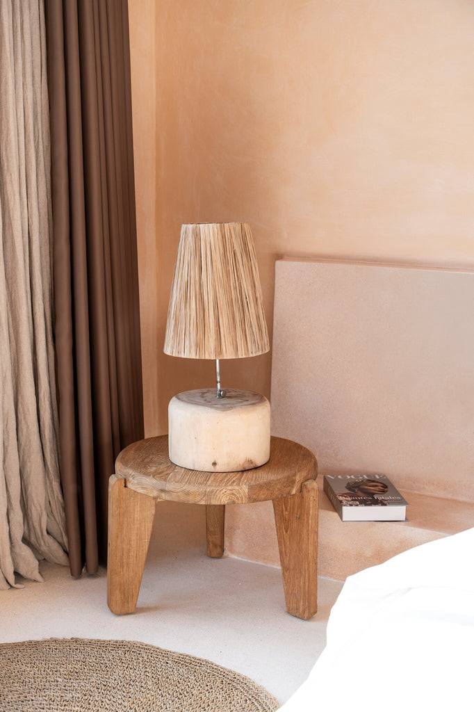 The Grass Teak Wood Table Lamp