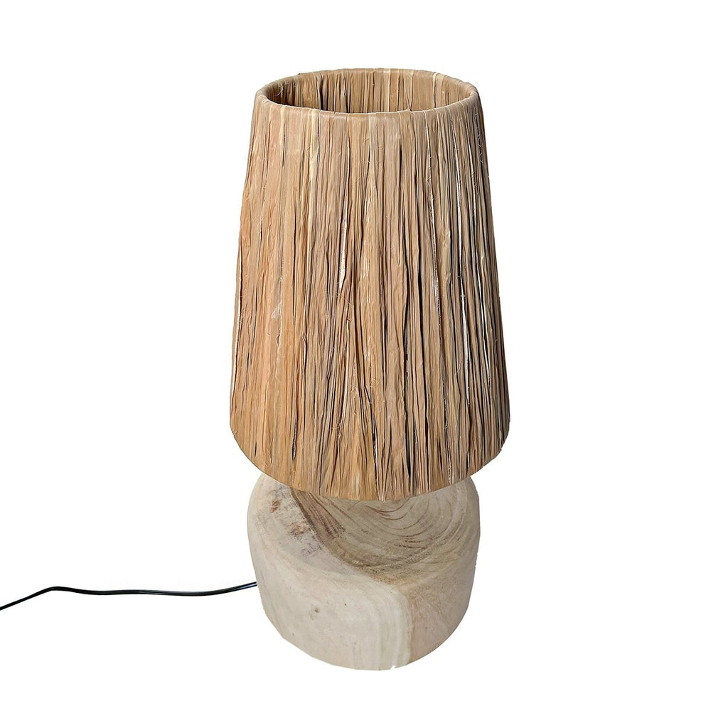 The Grass Teak Wood Table Lamp