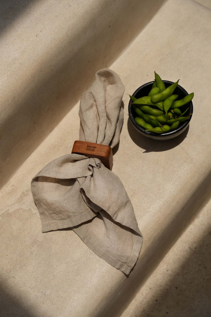 The Linen Napkin - Beige - Set of 4 - 45x45