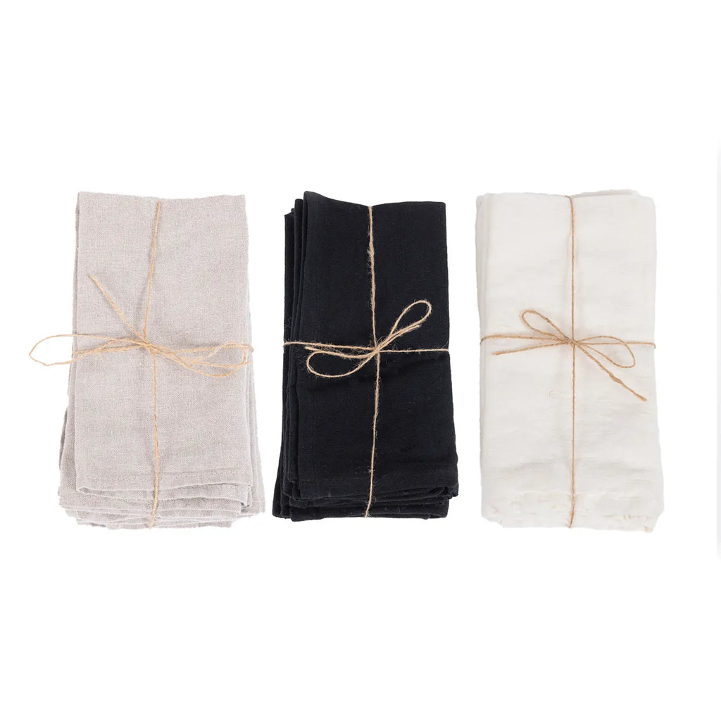 The Linen Napkin - Beige - Set of 4 - 45x45