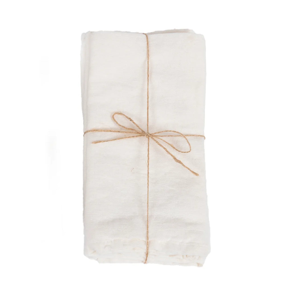 The Linen Napkin - White - Set of 4 - 45x45