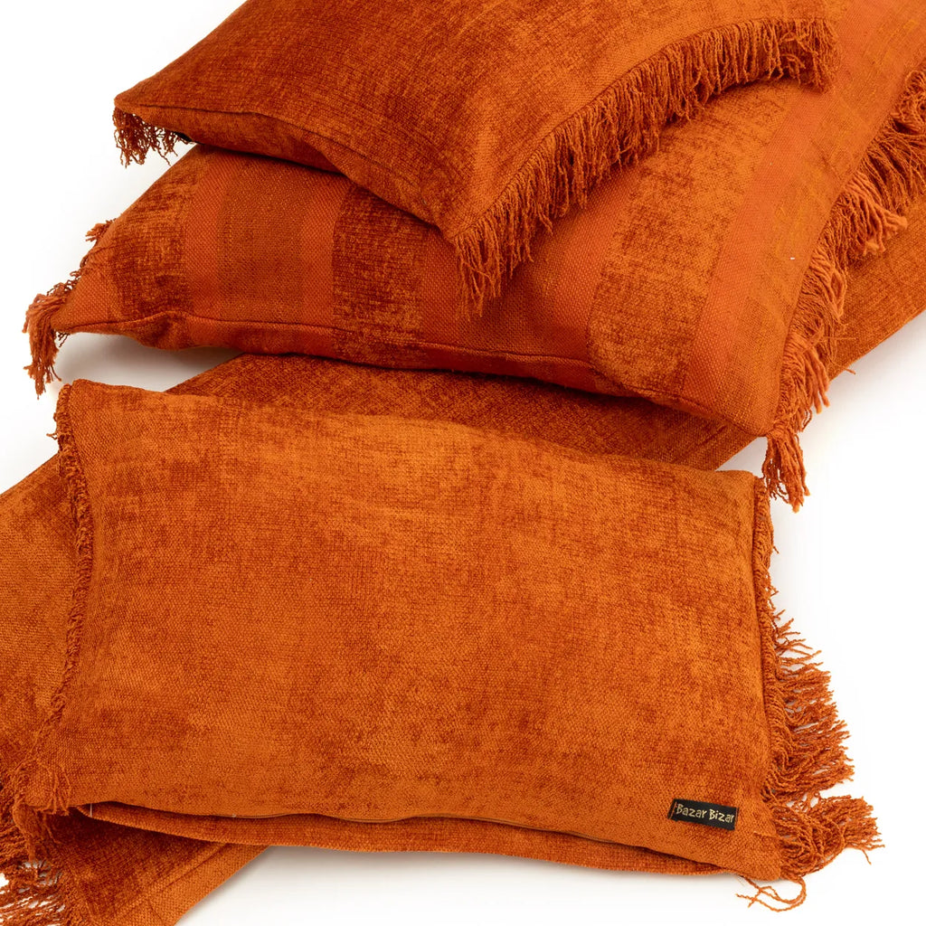 The Oh My Gee Cushion Cover - Rust Velvet - 40x40