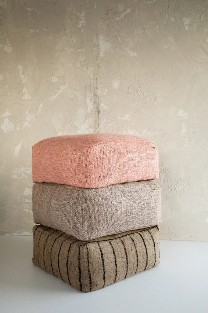 The Oh My Gee Pouffe - Salmon Pink