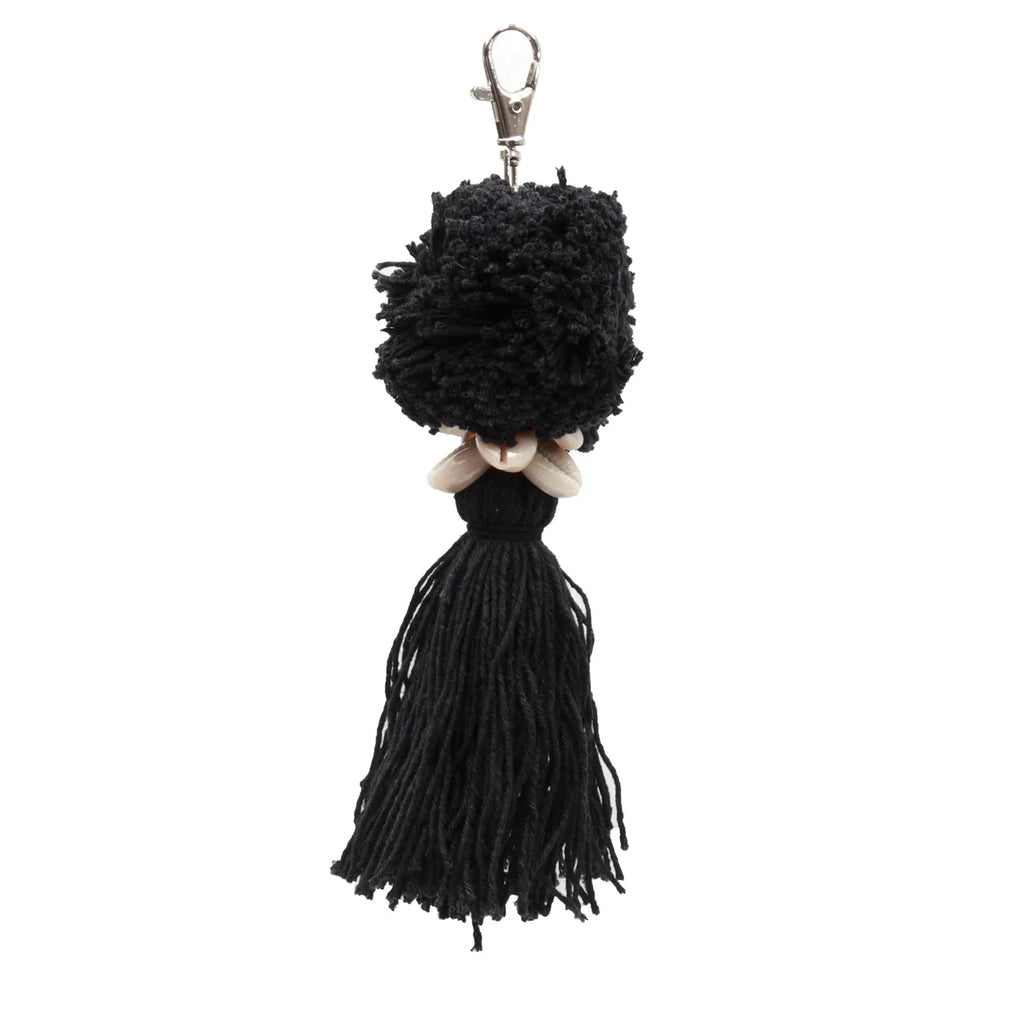 The Pompom Keychain - Black