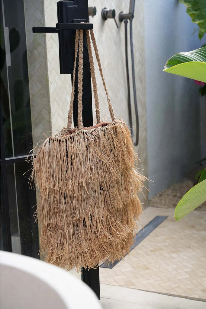 The Raffia Bahamas Bag - Natural