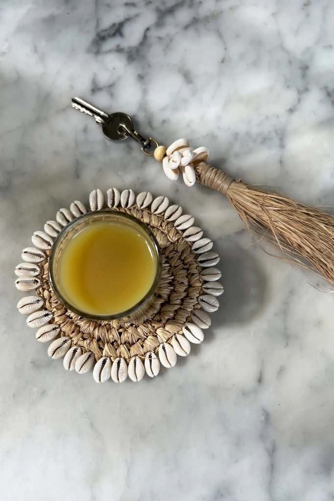 The Raffia Shell Coaster