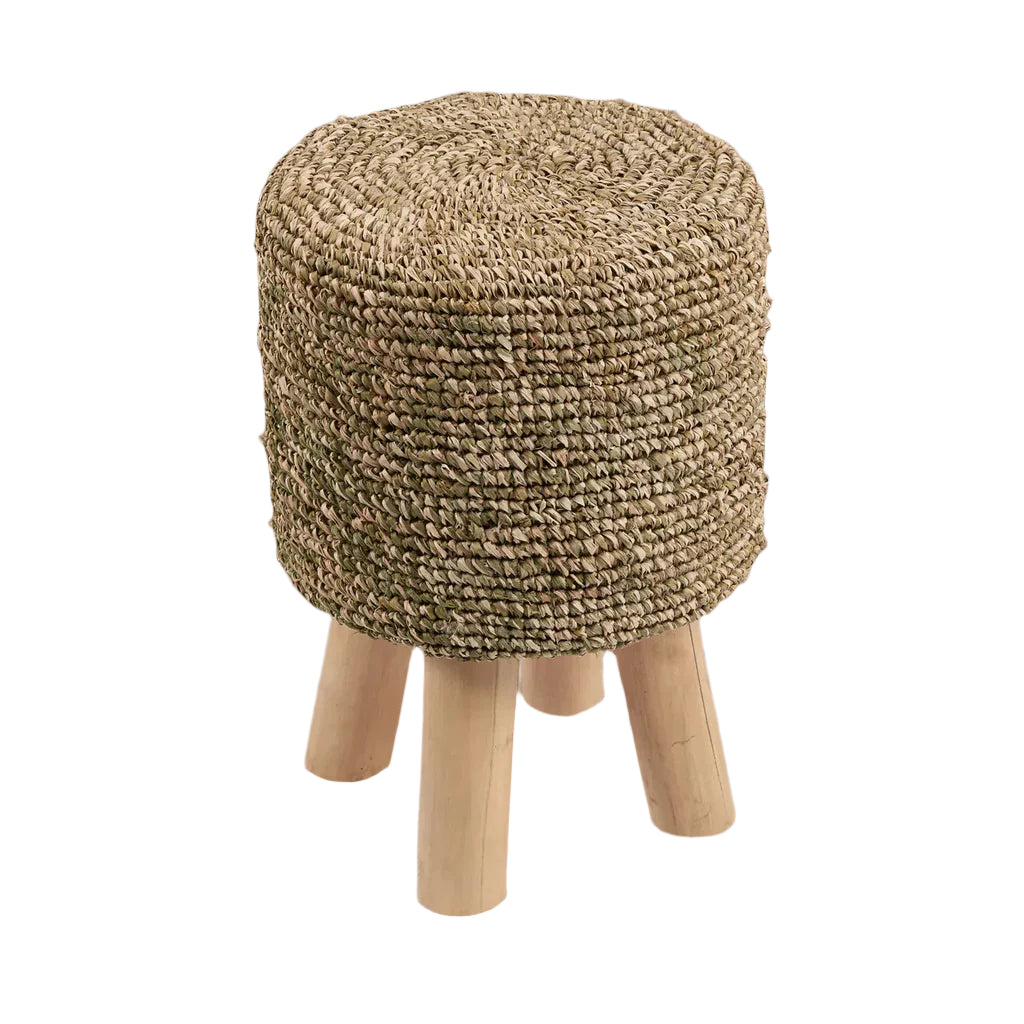 The Raffia Tressed Stool