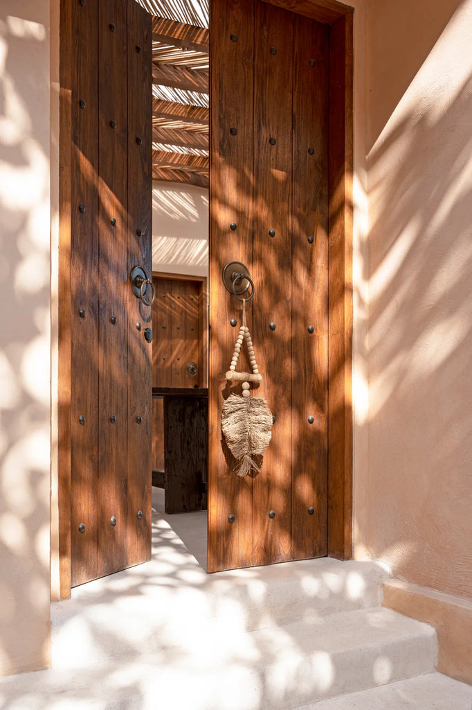 The Raffia Triangle Hanging Decoration