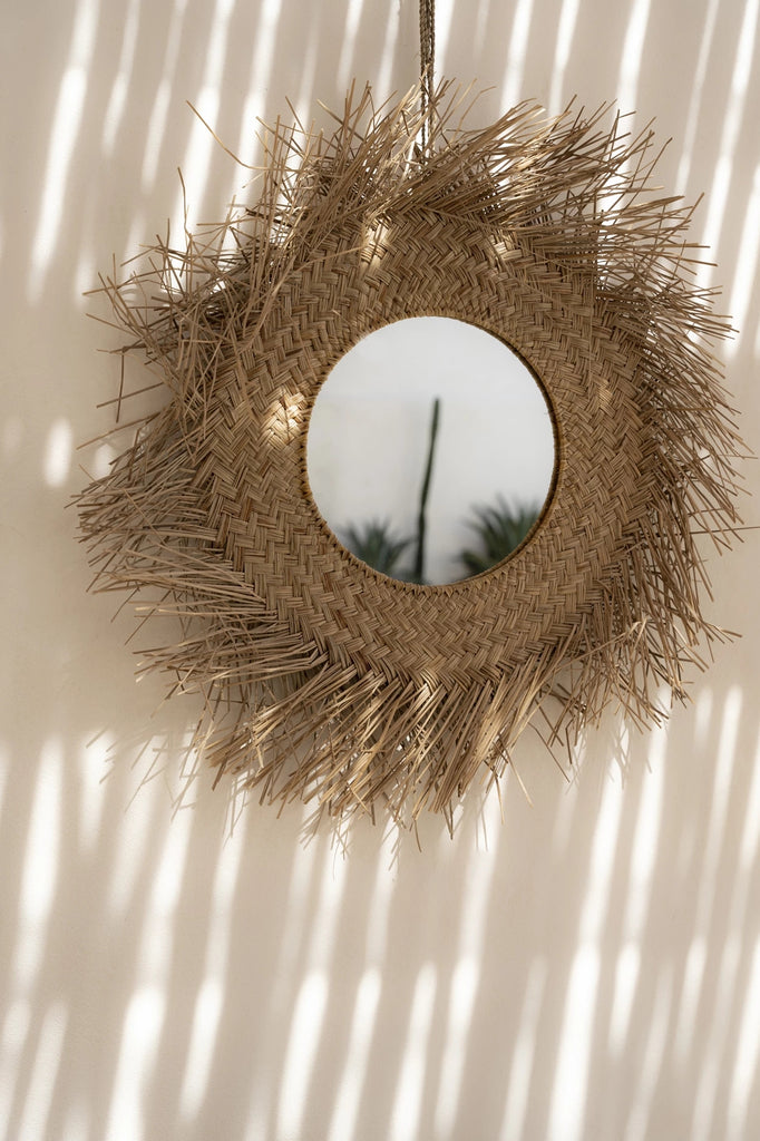 The Rattan Mirror - M - Ø25