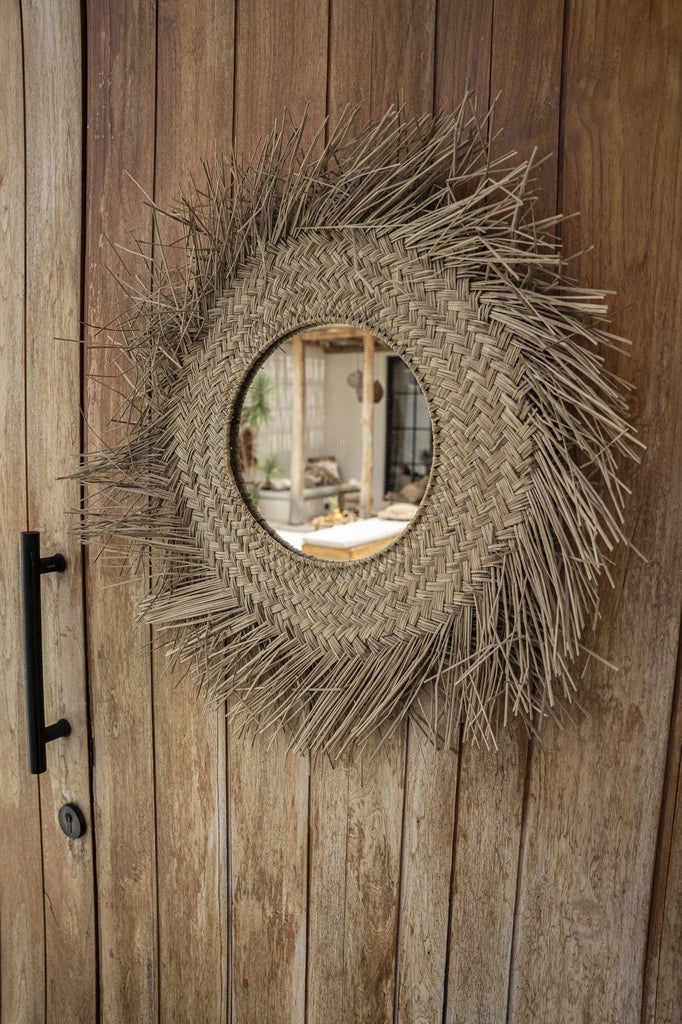 The Rattan Mirror - M - Ø25