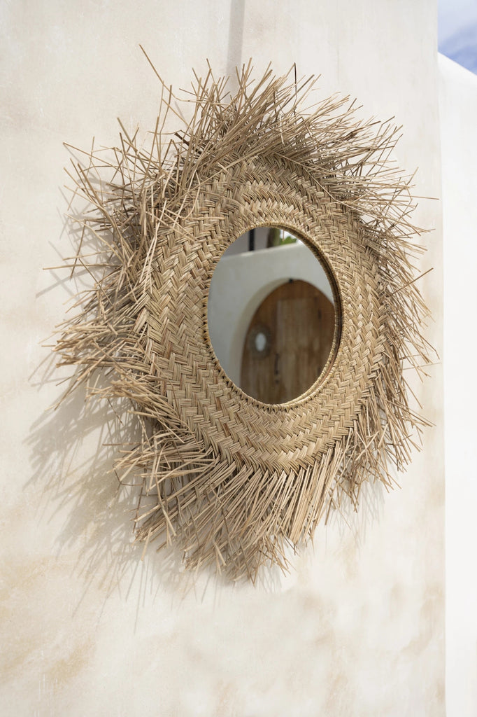 The Rattan Mirror - M - Ø25