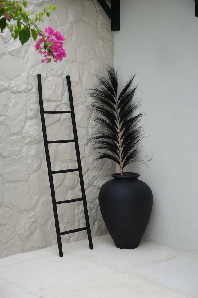 The Stunning Leaf - Black - Set of 6