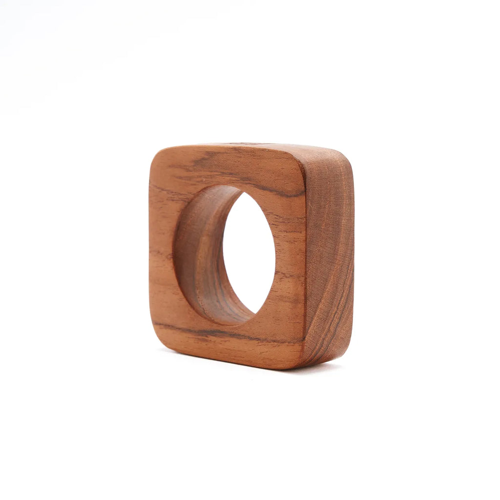 The Teak Root Napkin Ring - Set of 4