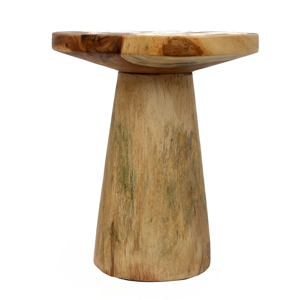 The Timber Conic Side Table - Natural