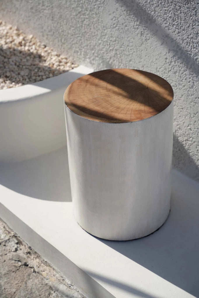 The Tribe Stool - Natural White