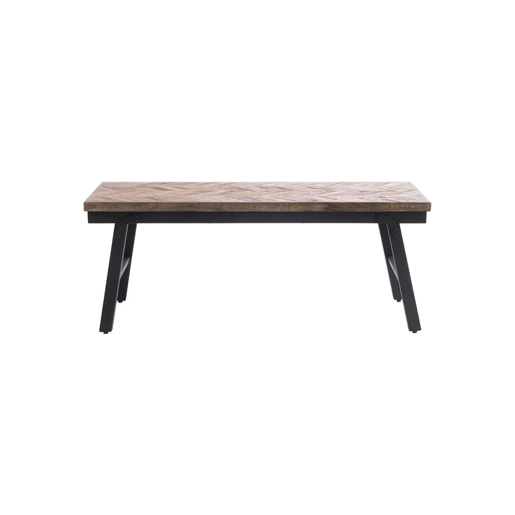 The Herringbone Bench - 110cm