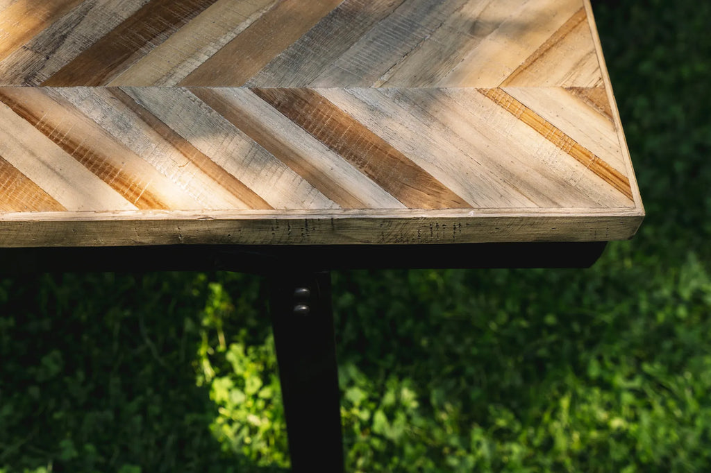 The Herringbone Bench - 110cm