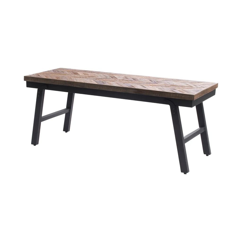 The Herringbone Bench - 110cm