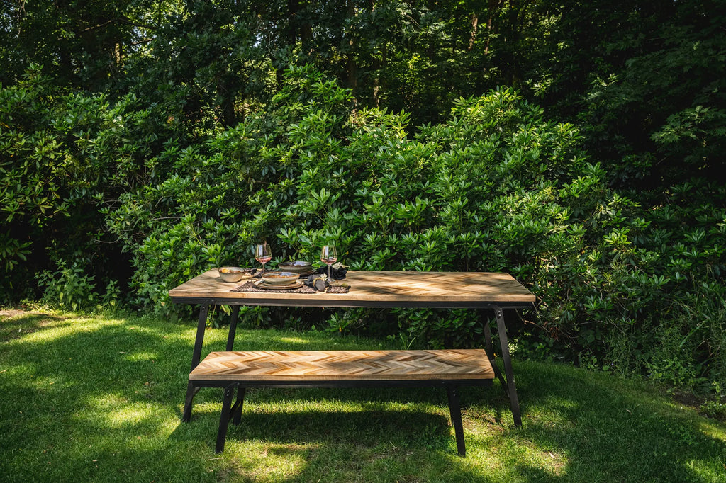 The Herringbone Bench - 150cm