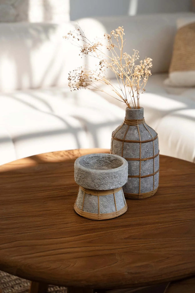 The Whoopy Vase - Concrete Gray Natural - L