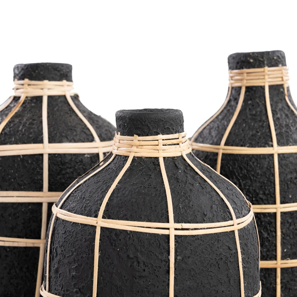 The Whoopy Vase - Black Natural - M