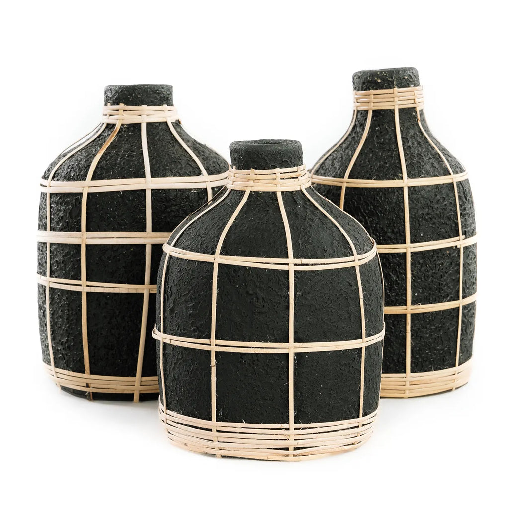 The Whoopy Vase - Black Natural - S