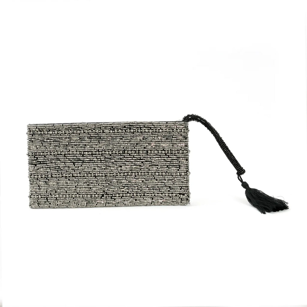 El clutch plateado