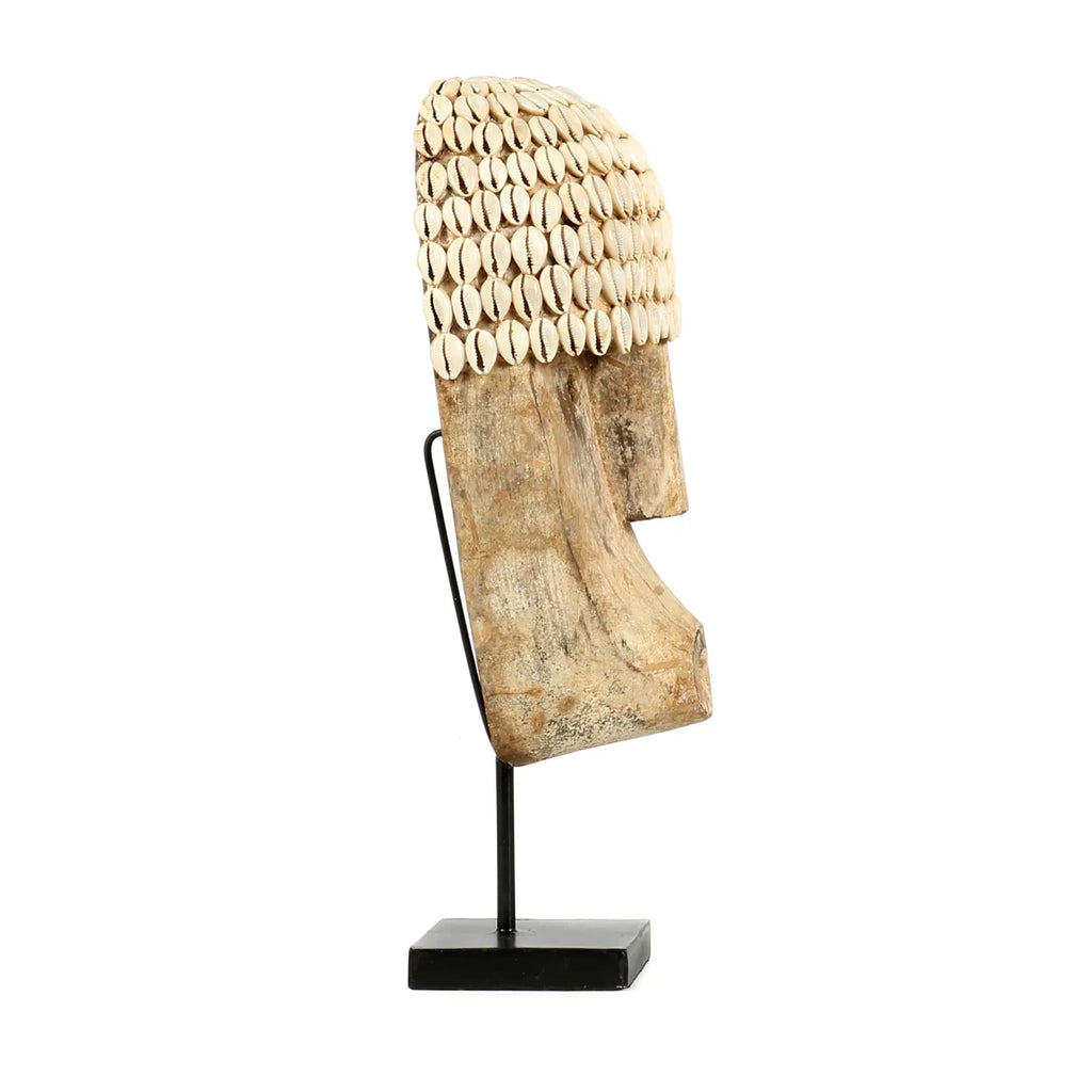 The Cowrie Mask on Stand - M