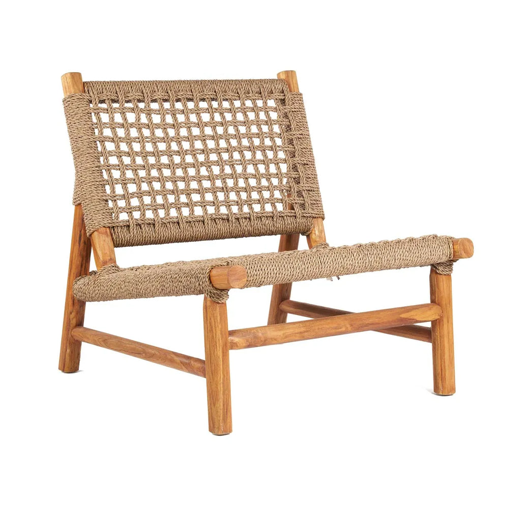 The Ilha Viro Lounge Chair - Natural Brown