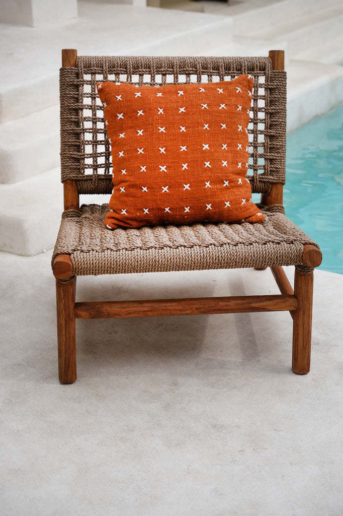 The Ilha Viro Lounge Chair - Natural Brown