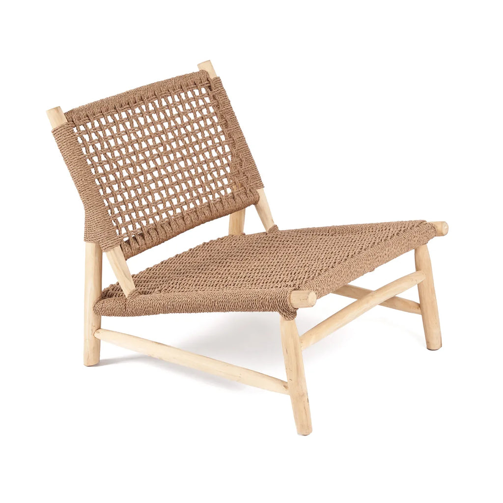 The Island Sisal Lounge Chair - Natural Brown