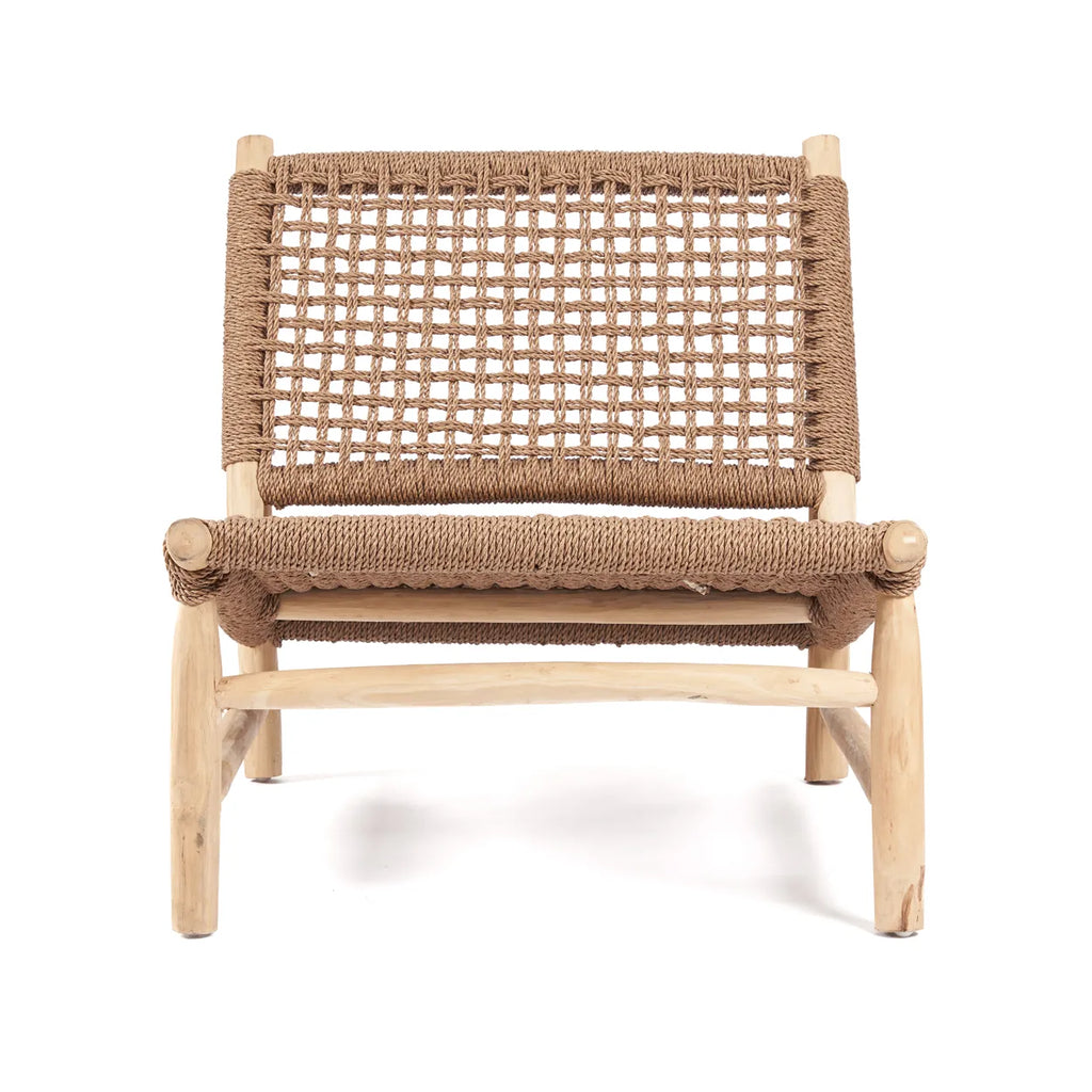 The Island Sisal Lounge Chair - Natural Brown