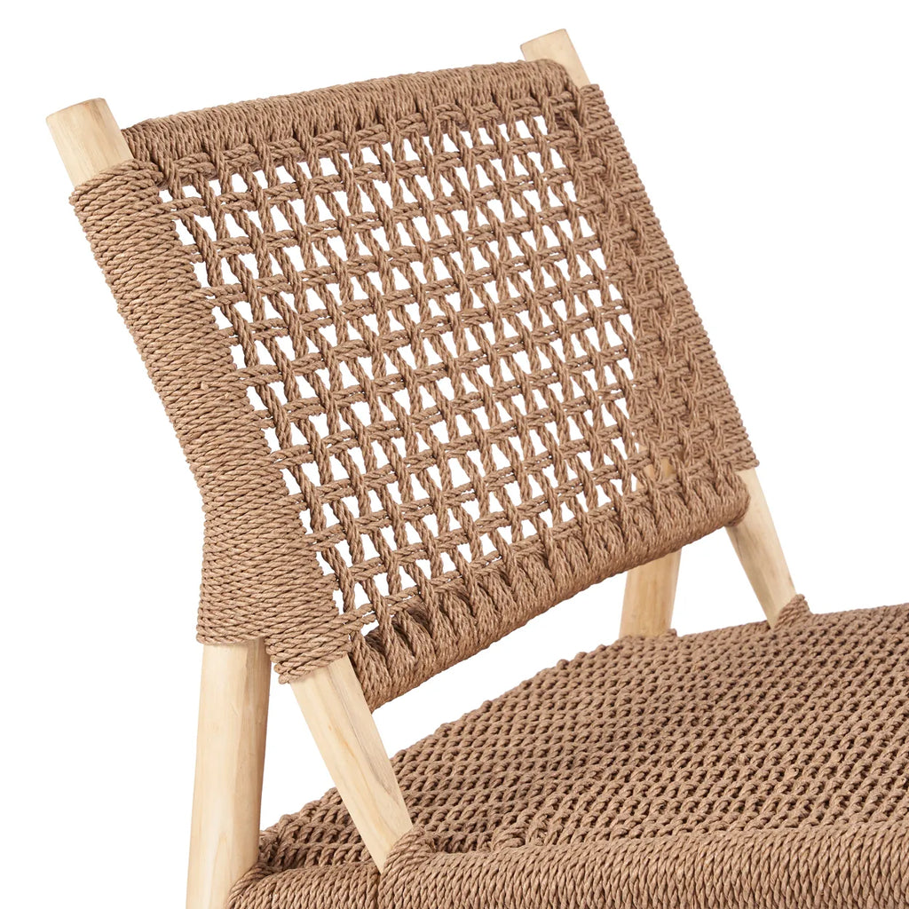 The Island Sisal Lounge Chair - Natural Brown