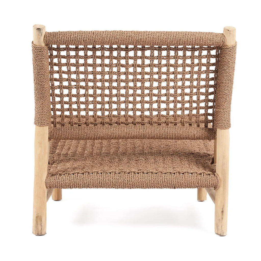 The Island Sisal Lounge Chair - Natural Brown